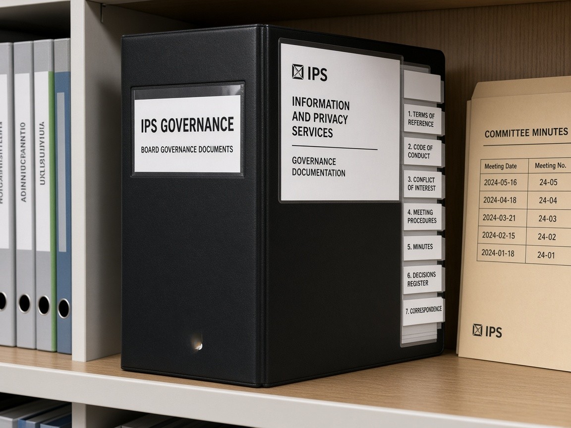Investment policy binder and committee records